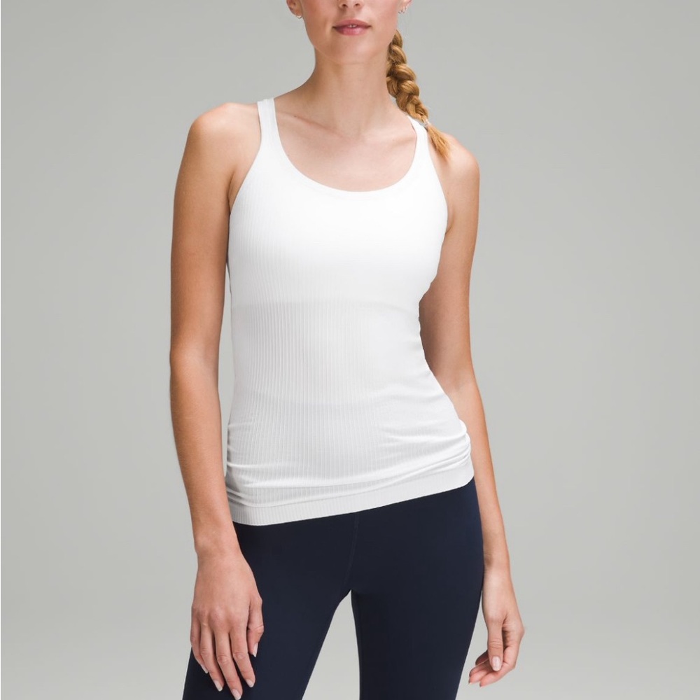 White ebb to street tank Lululemon